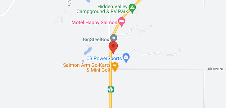 map of 6250 Trans Canada Highway NE